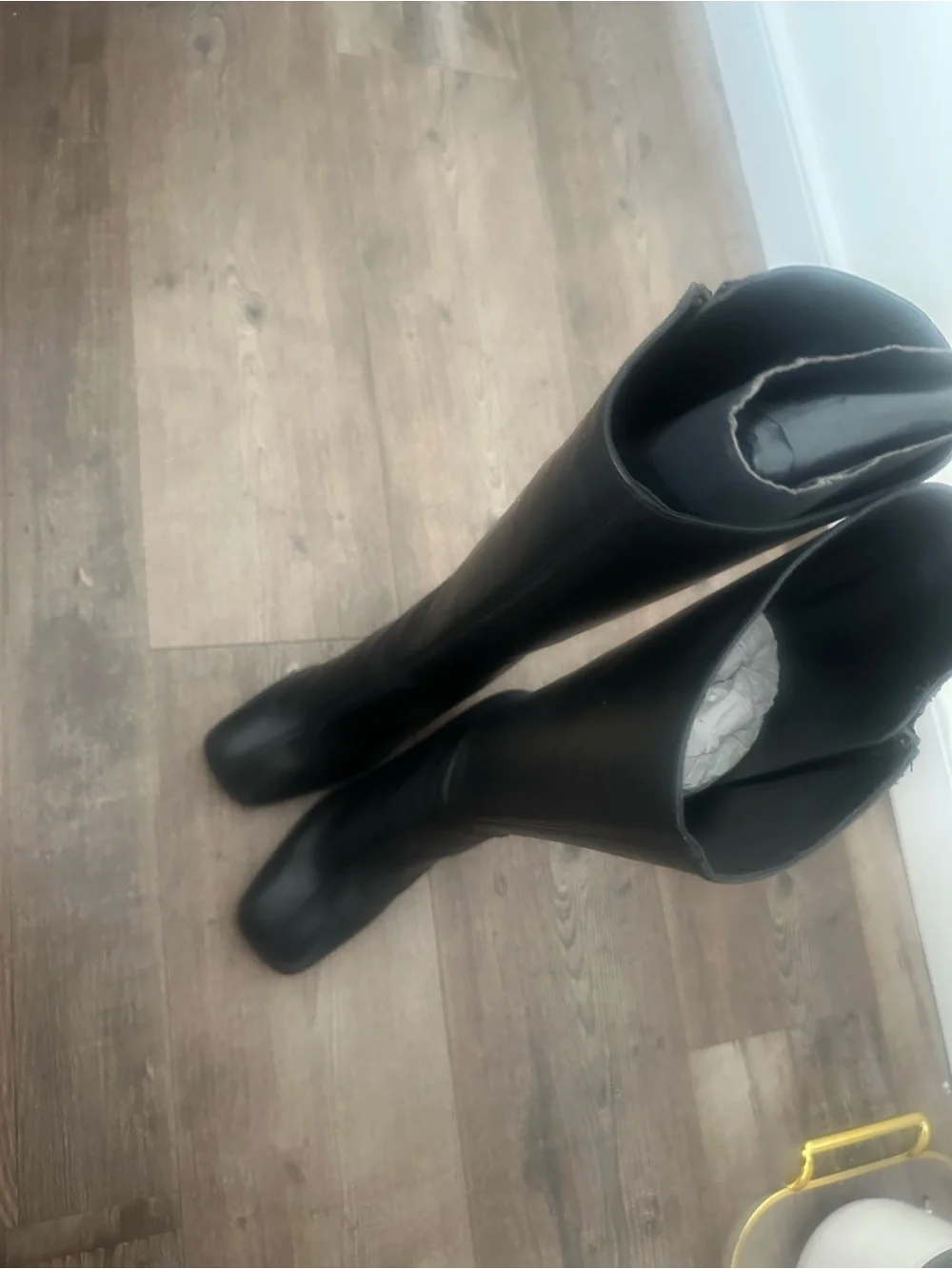 Reformation Black Block Heel Boots - Picture 4 of 5